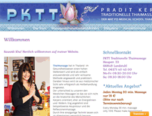 Tablet Screenshot of pradit-kern-thaimassage.de